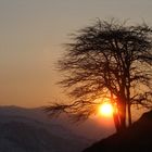 un soir à la montagne