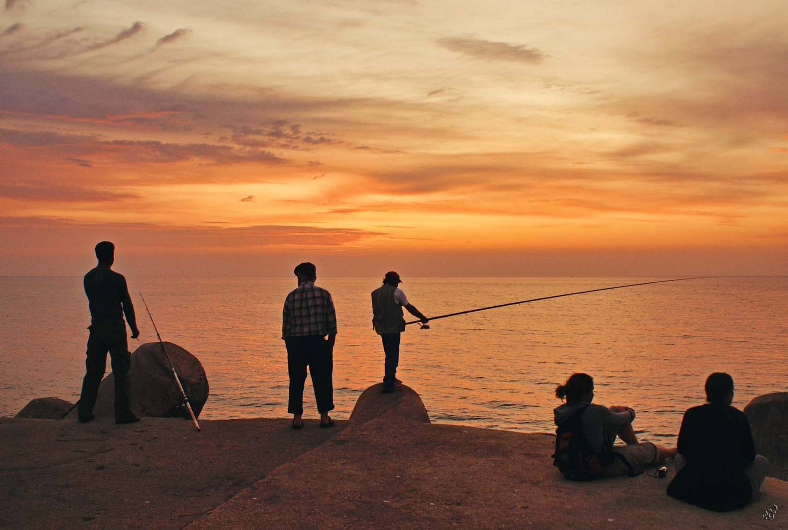 Un soir à la pêche...