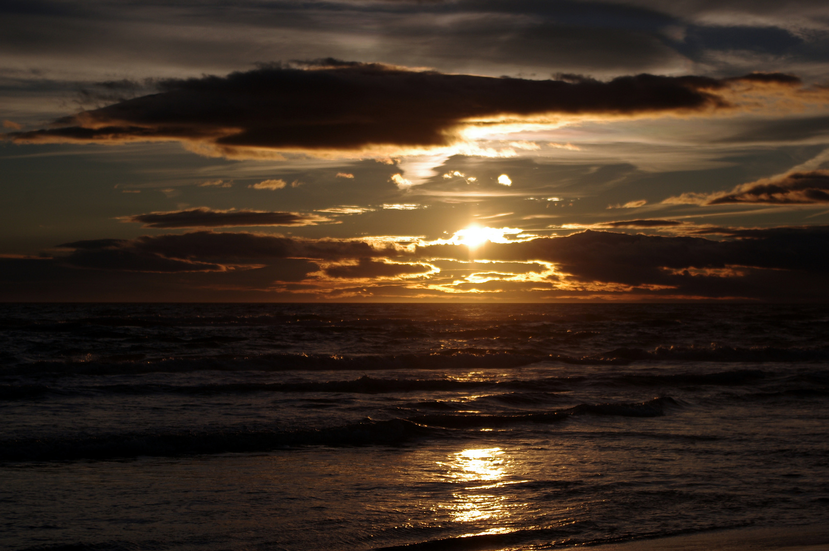 Un soir, au bord de la mer.. photo et image paysages, ciel, nuages, nature Images