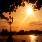 Un soir au bord du lac d'Enghien