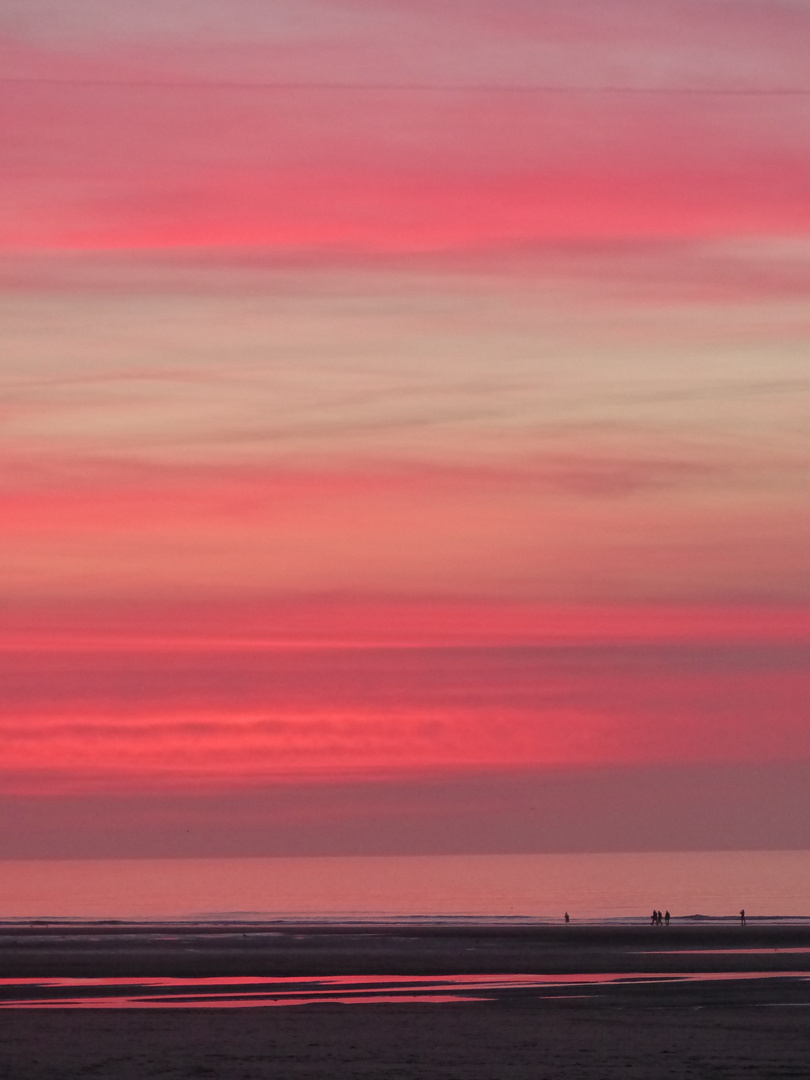 un soir de décembre sur la côte d'Opale