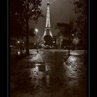 un soir de pluie à Paris