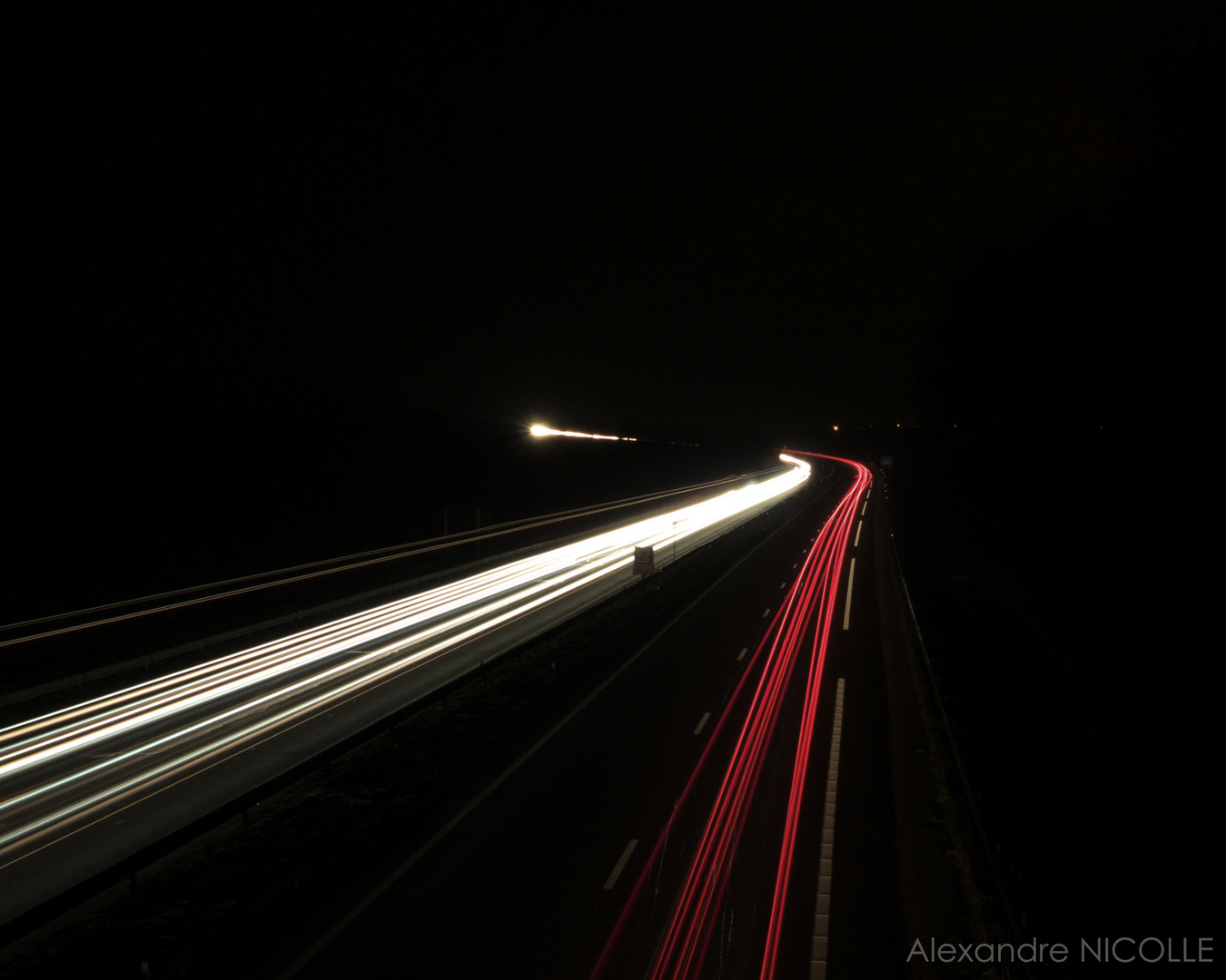 Un soir d'hiver sur l'Autoroute de l'Est