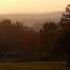 Un soir d'octobre dans le parc naturel du Spessart