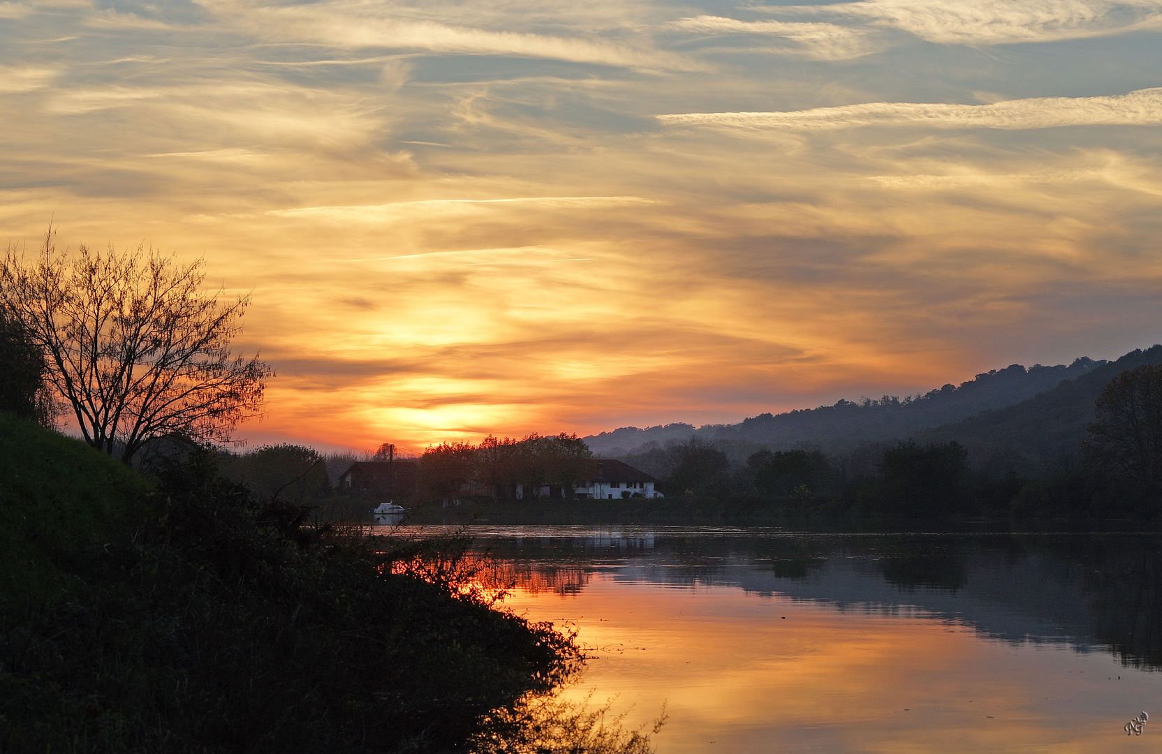 Un soir sur l'Adour...