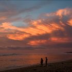 un soir...à St Gilles les Bains....sur une plage de l'île de la Réunion