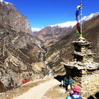 Un stupa dans les Annapurna...