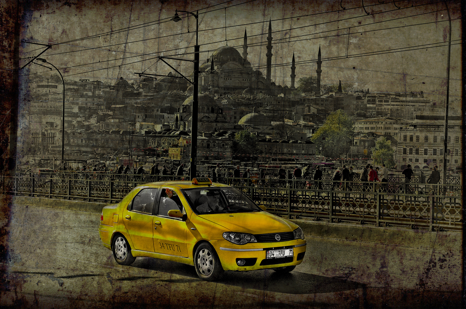 Un taxi à ISTANBUL