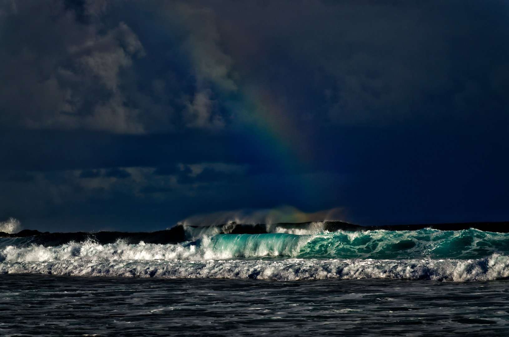 un timide arc en ciel 