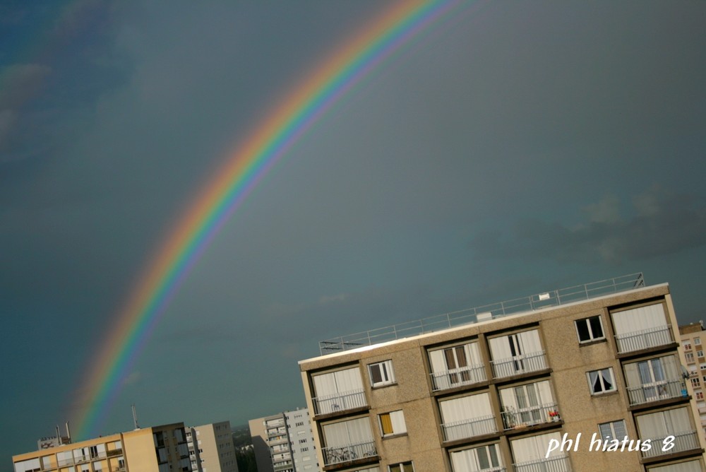 Un tour d'arc en ciel urbain