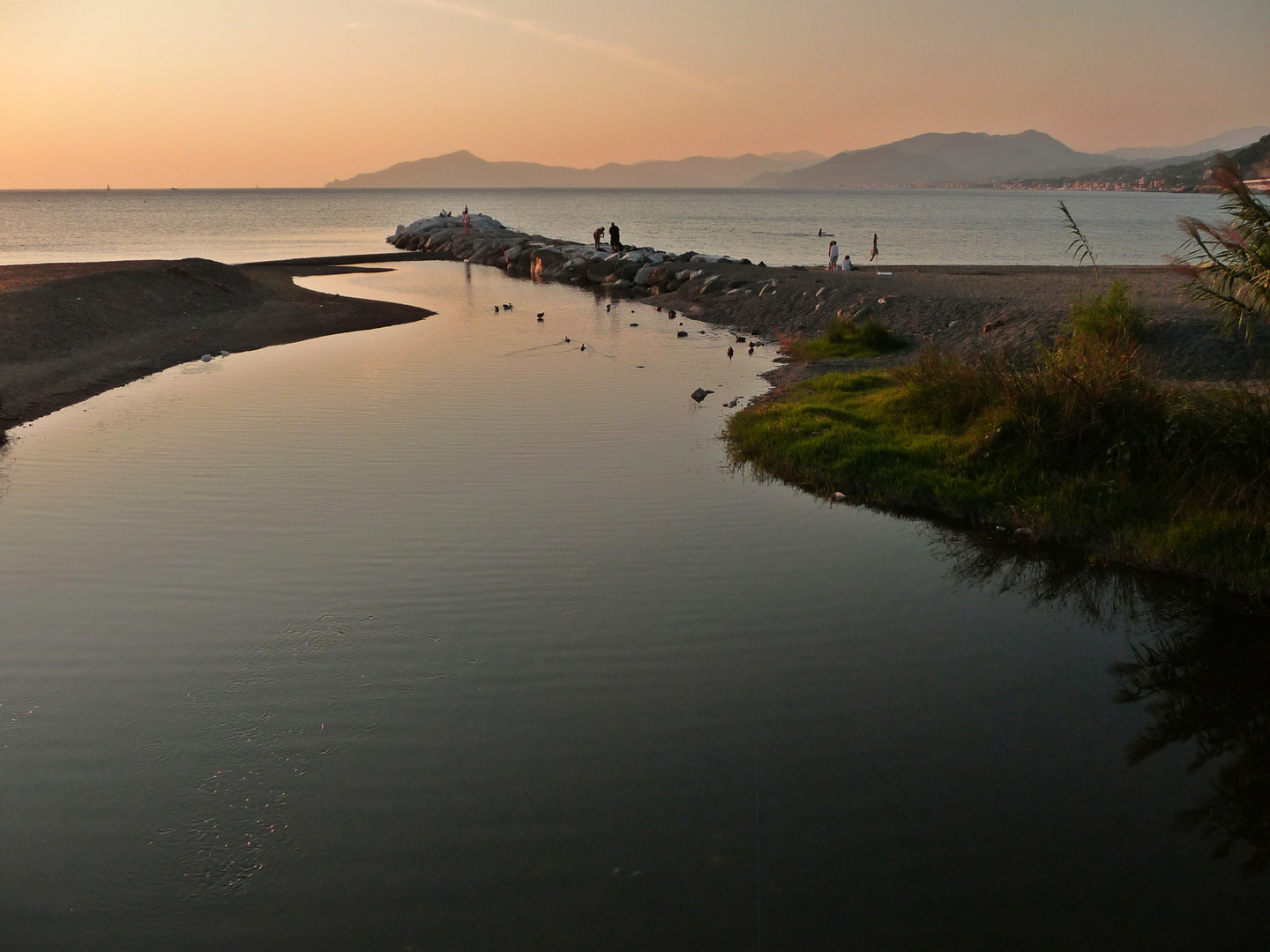 Un tramonte a Sestri Levante