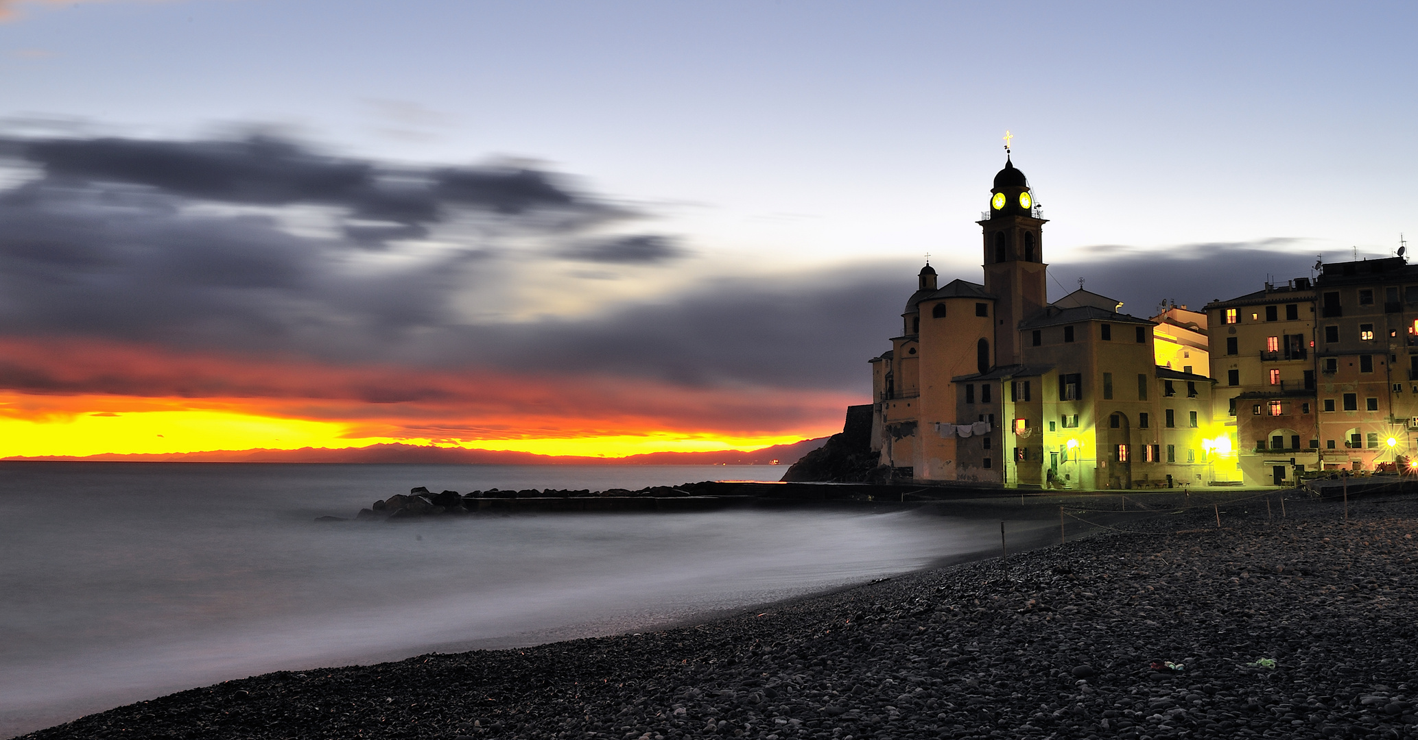 Un Tramonto a Camogli