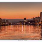 un tramonto al porto di Pescara