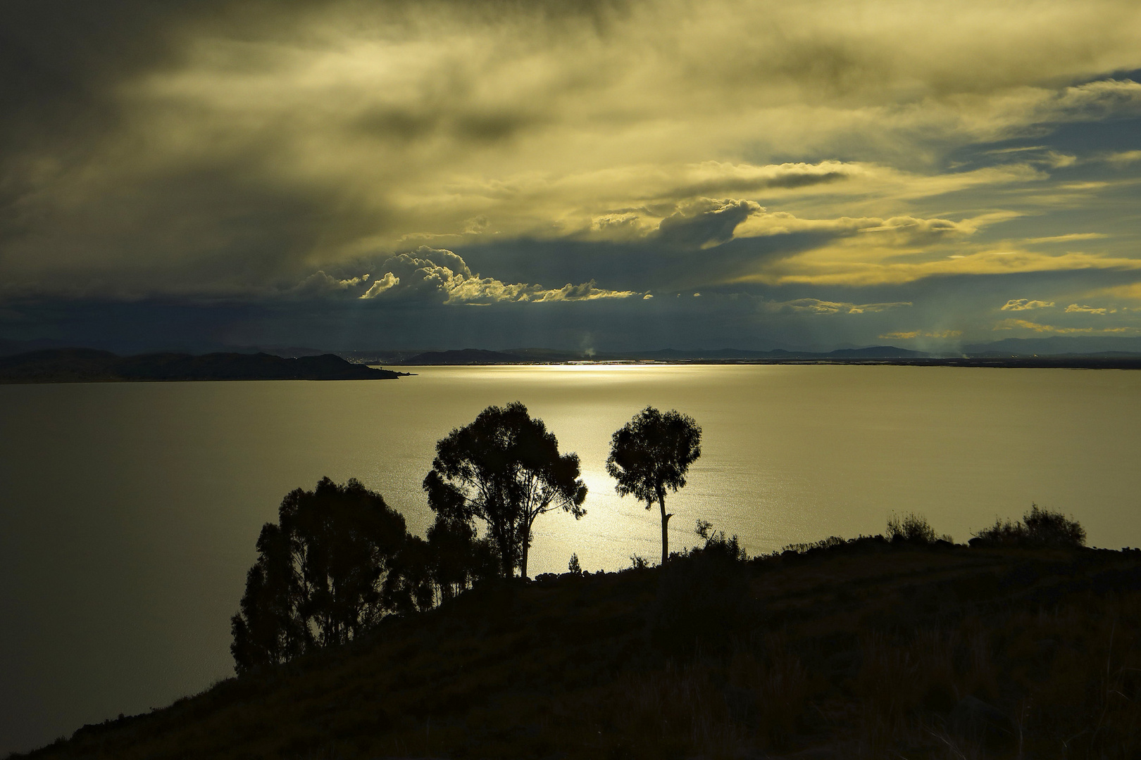  un tramonto da Taquile 