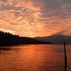 Un tramonto visto da casa mia!!!!Laveno-Lago Maggiore