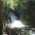 Un tratto delle cascate delle Marmore (a valle).