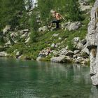 Un tuffo dove l'acqua é più blu...