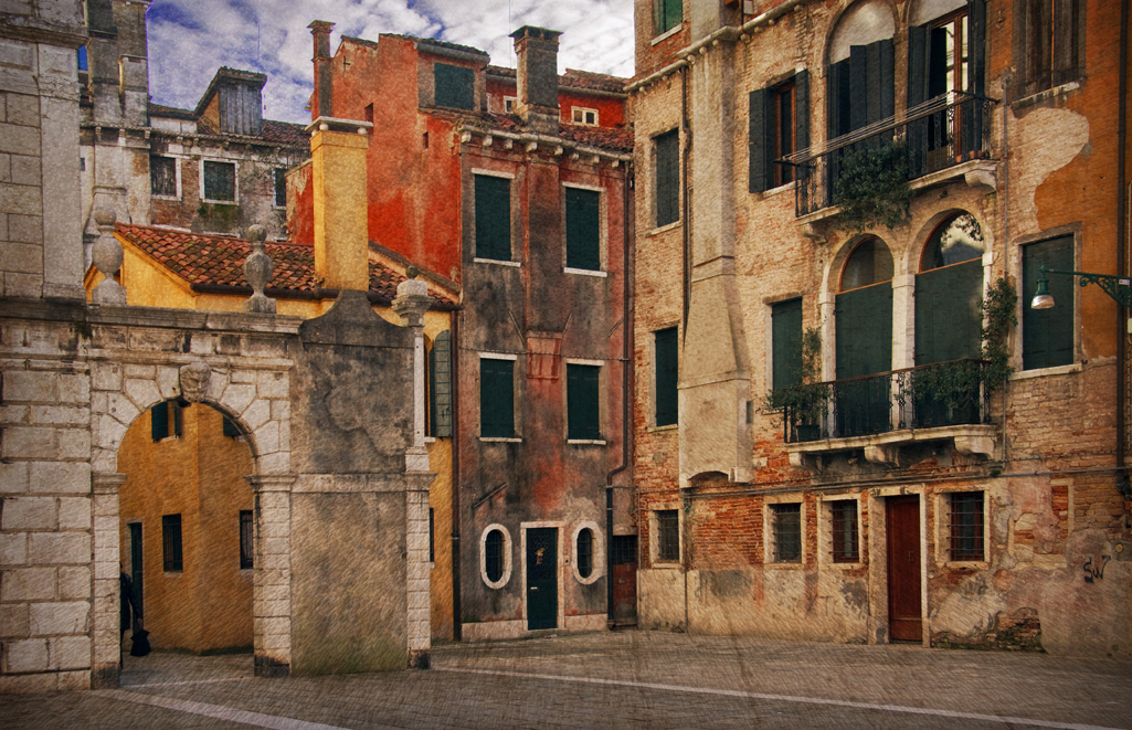 un vecchio scorcio veneziano....