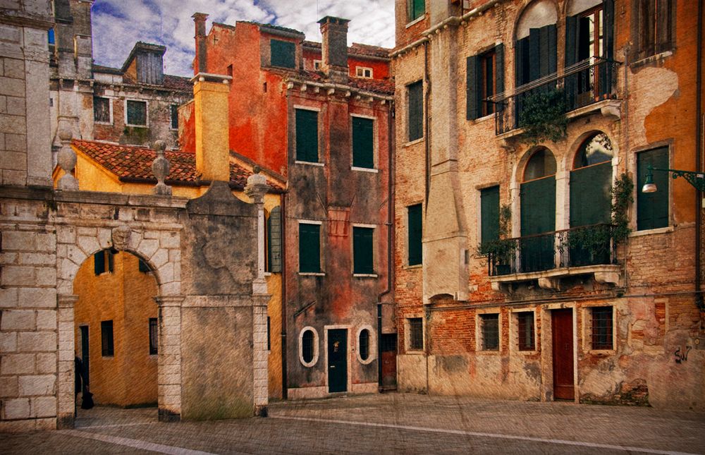 un vecchio scorcio veneziano....