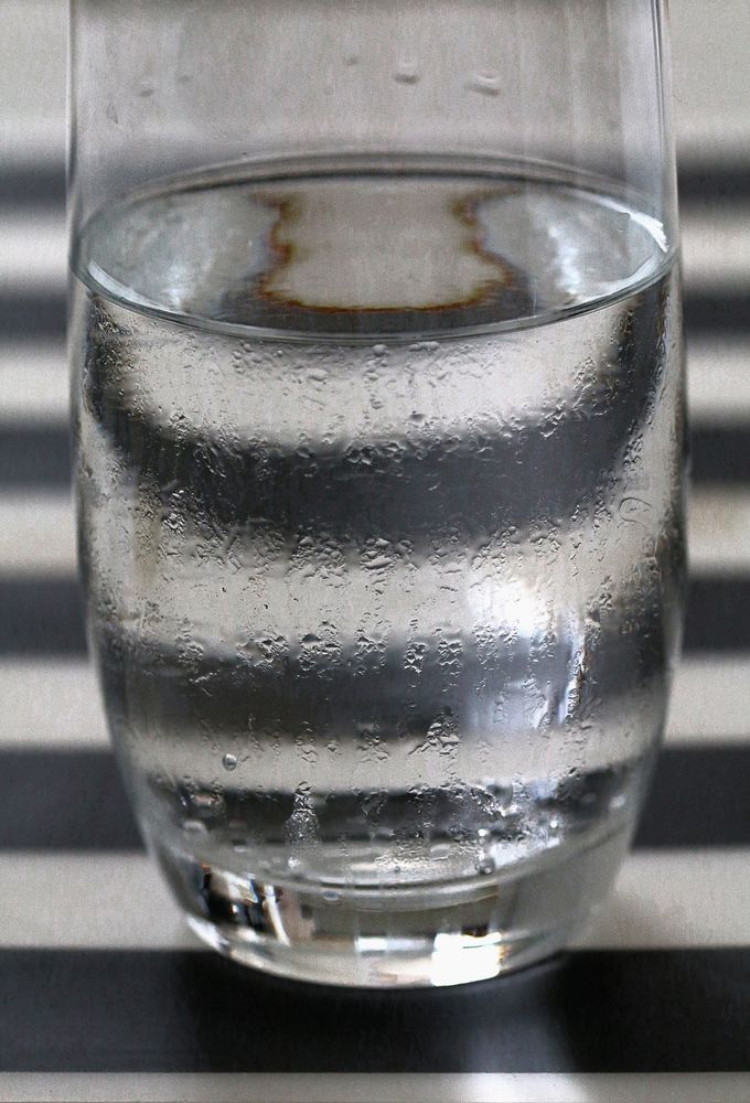 un verre d'eau