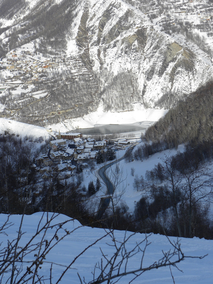 un village en montagne