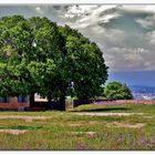 un villaggio provenzale nella fortezza di ste marguerite...