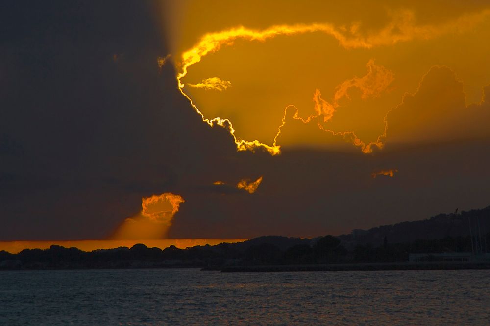 Un visage dans les nuages