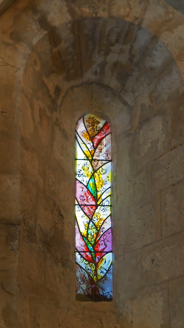 Un vitrail de l’Eglise Saint-Sigismond