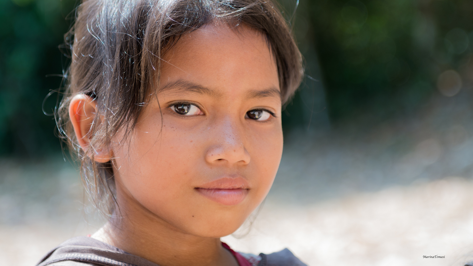 Una bambina Cambogiana