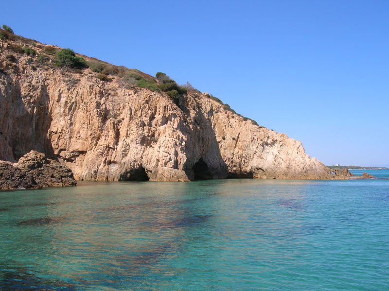 Una bellissima caletta in Sadegna