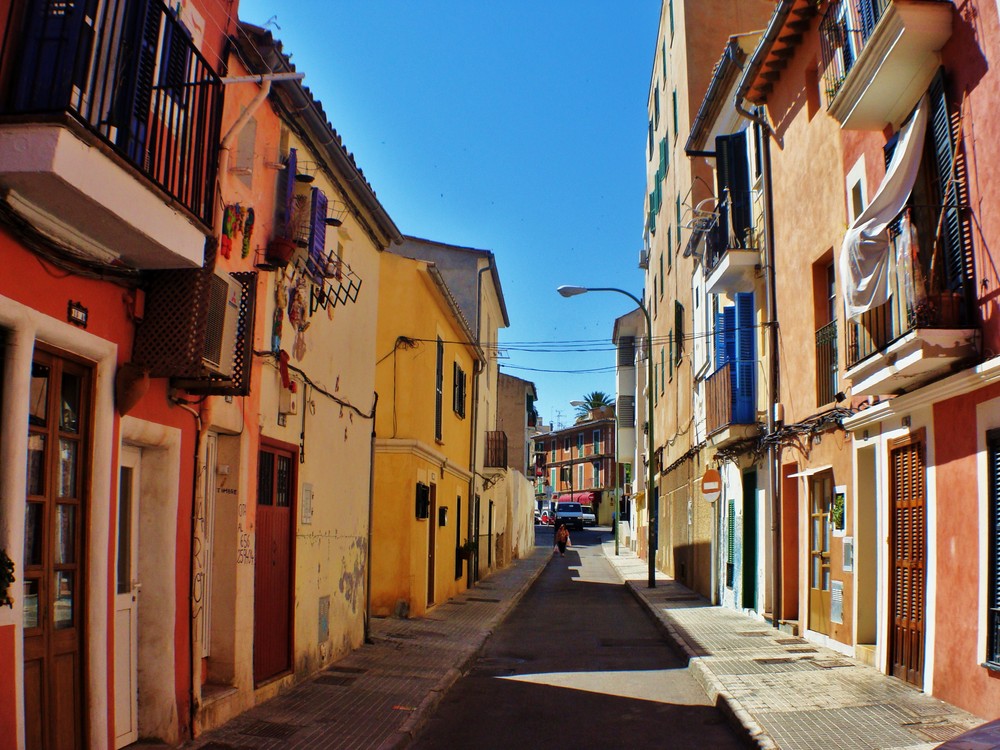 una calle bohemia