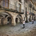 Una calle de Banyoles (Girona)