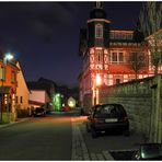 Una calle de mi pueblo anoche