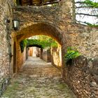 Una calle de Mura, El Bages, Barcelona