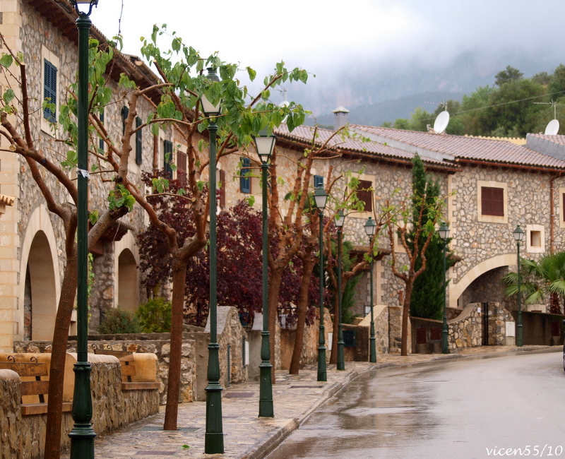 Una calle de Puigpunyent