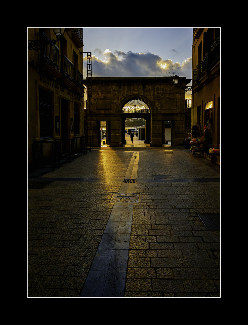 Una calle de San Sebastian