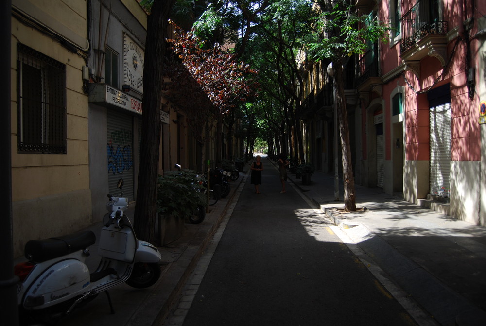una calle en Barcelona