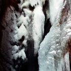 una cascata di ghiaccio