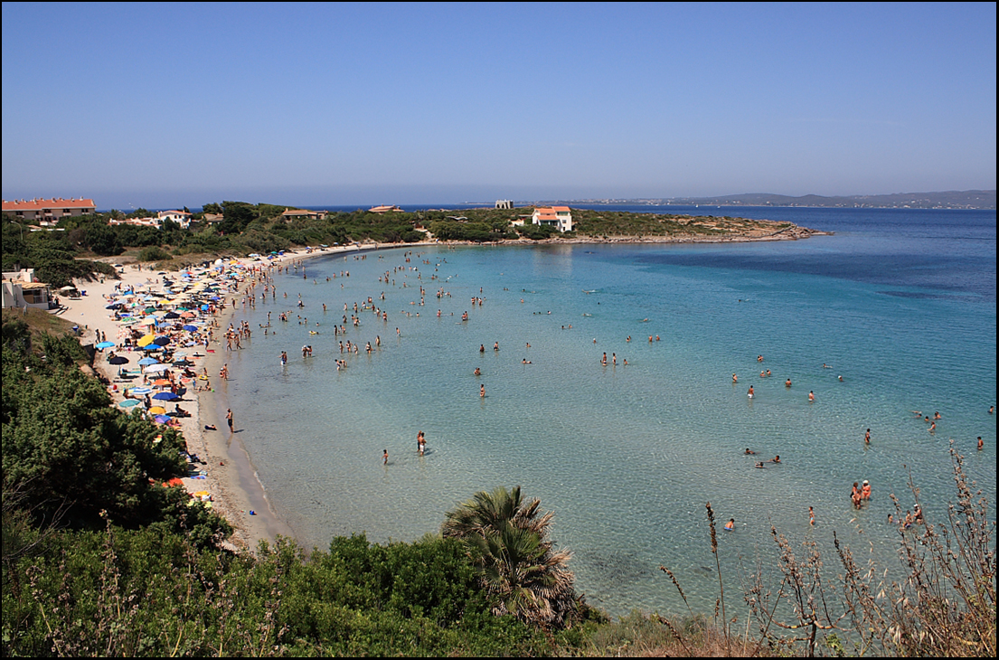 Una delle spiagge di Calasetta