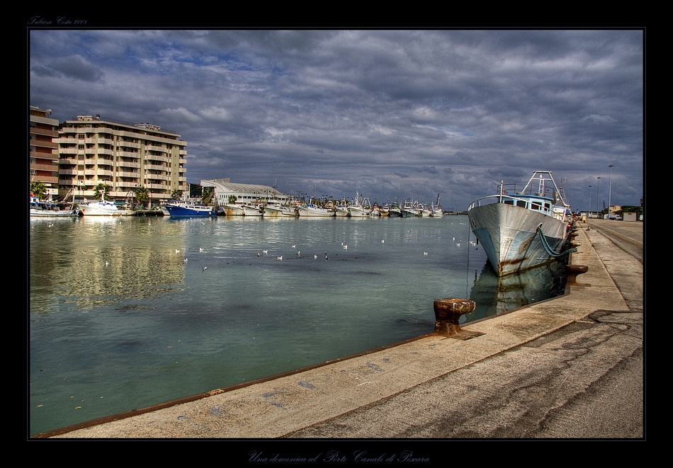 Una domenica al Porto Canale di Pescara