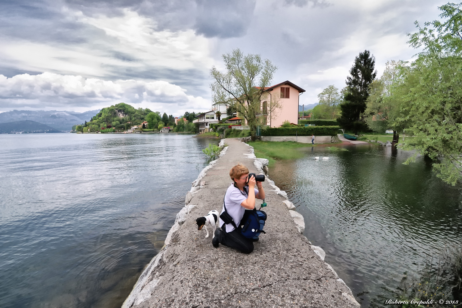 Una fotografa, fotografata