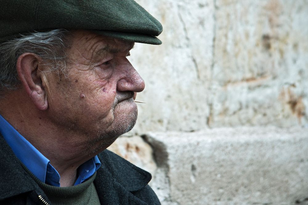 Una fría mañana de domingo en Salamanca. Retrato