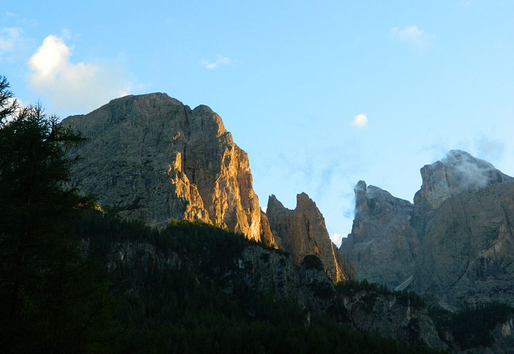 Una giornata sulle Dolomiti : Tramonto