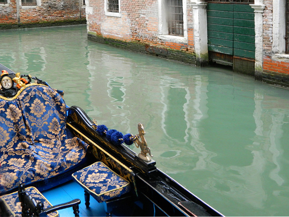 Una gondola molto elegante