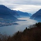 Una grigia giornata sul lago di Como