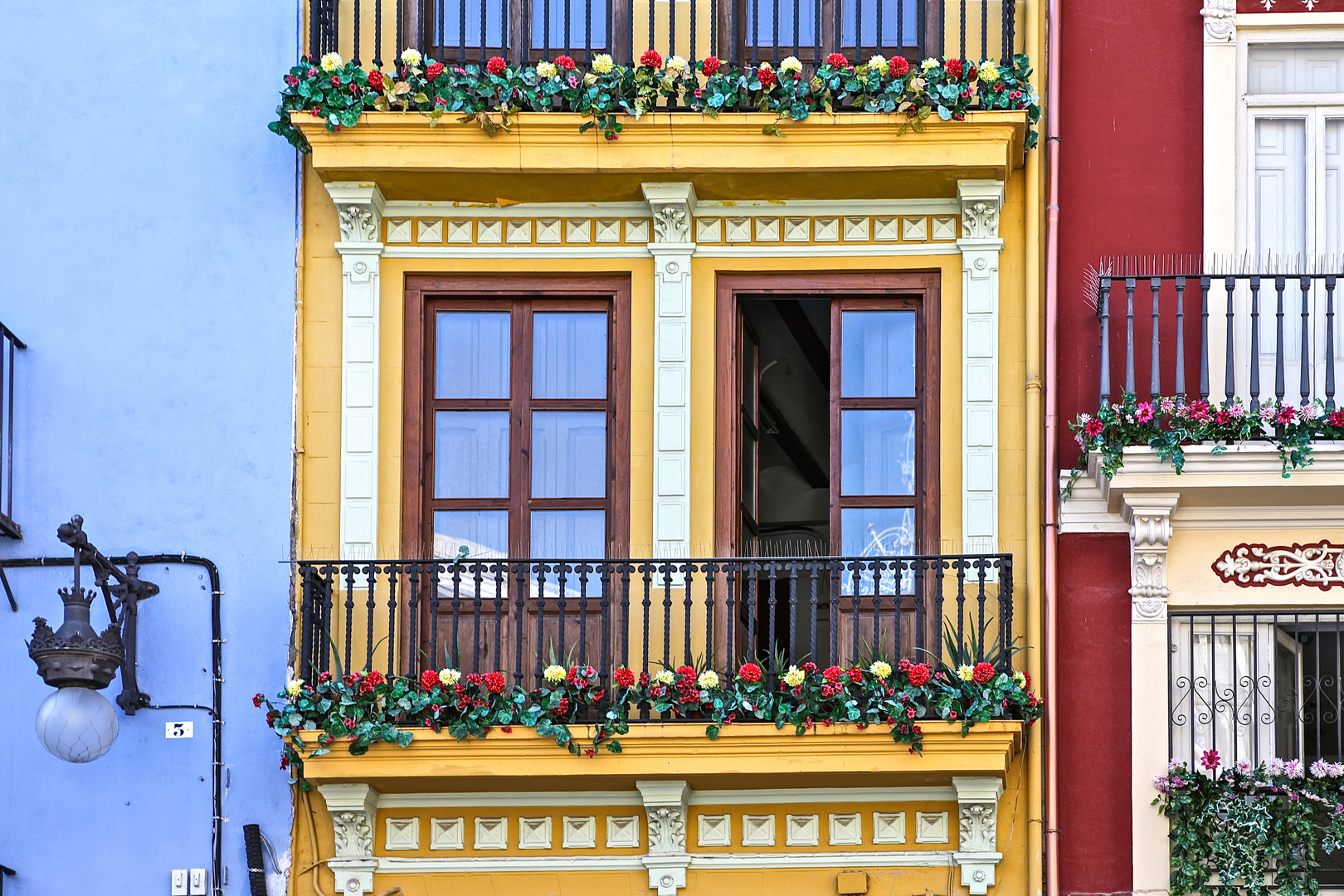 Una hermosa casa en el mercado central en Valencia