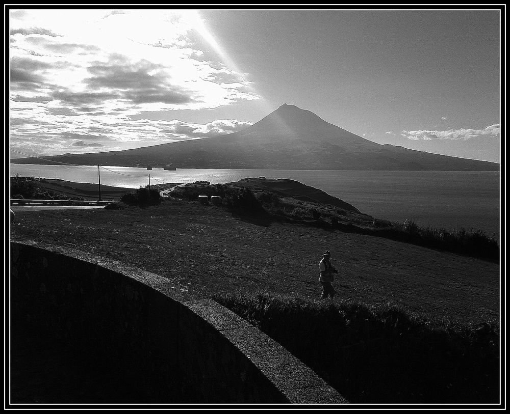 Una lama di luce dal cielo...