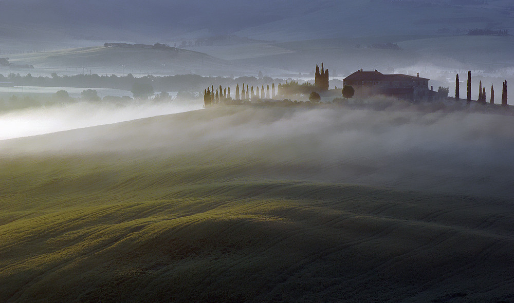 una mattina in Val d'Orcia