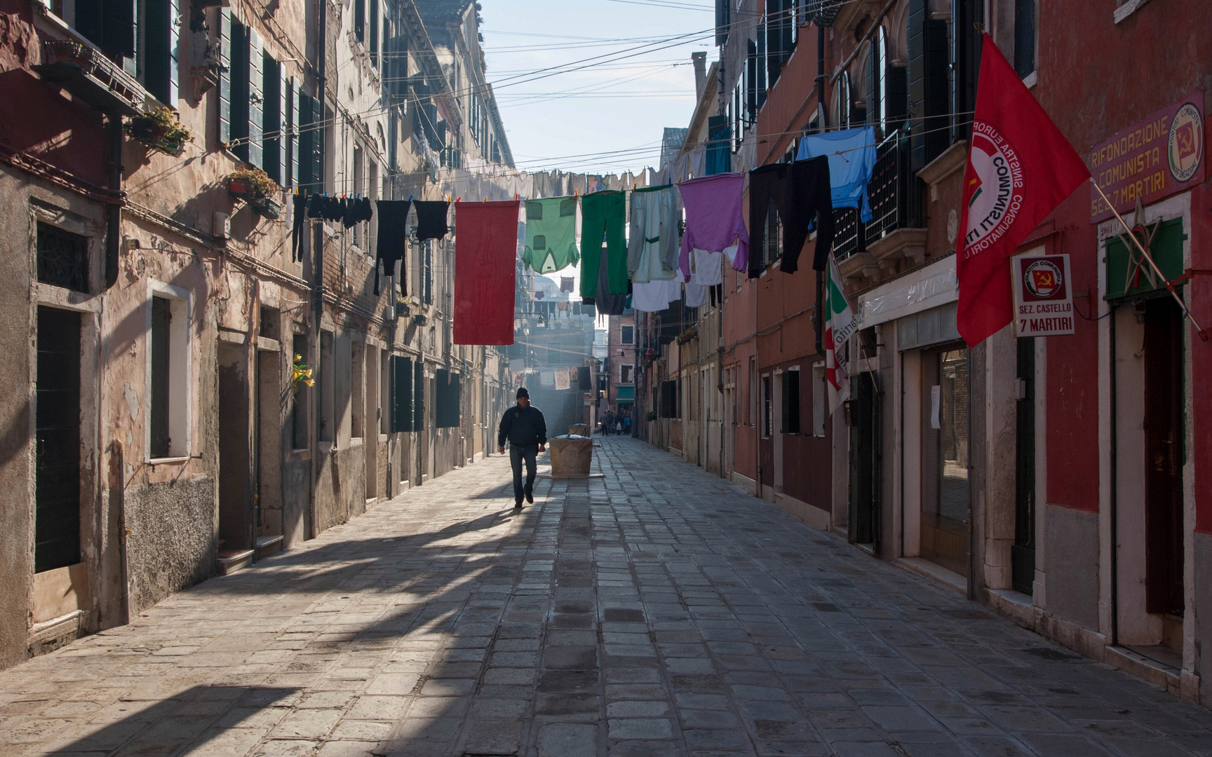 una mattina invernale al Sestiere Castello