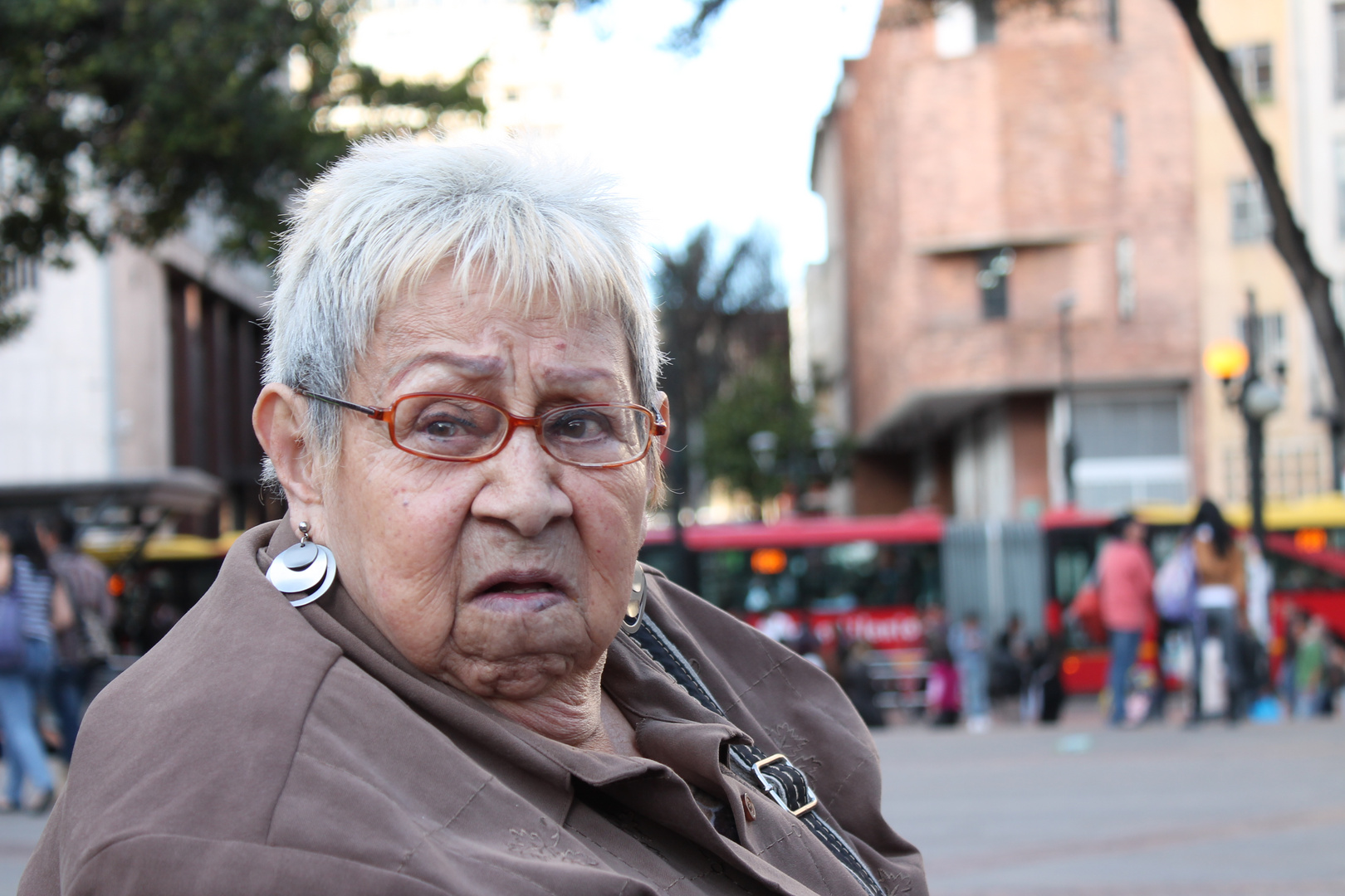 una mirada perdida